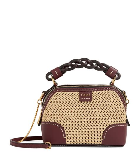 chloe woven bag|chloe make up bag.